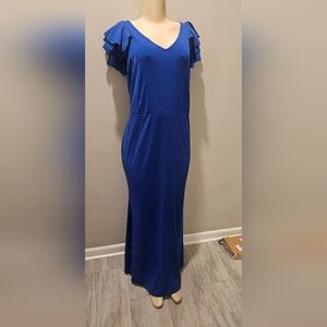 Kali Royal Blue Maxi Dress